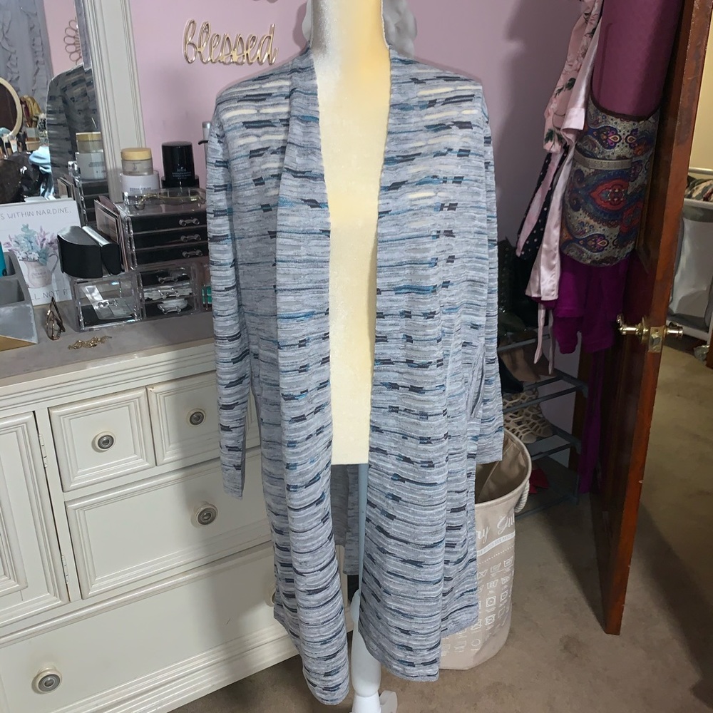NEW NIC+ZOE Gray Cardigan